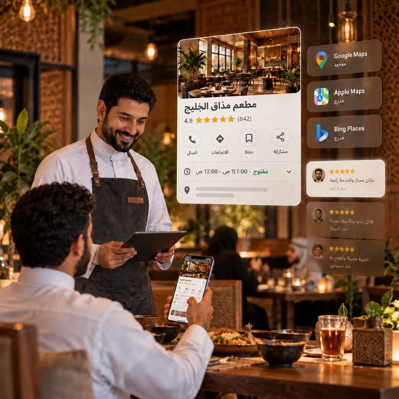 إدارة التواجد المحلي والسمعة الرقمية