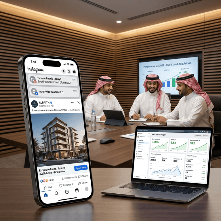 إدارة إعلانات Meta Ads على Instagram و Facebook