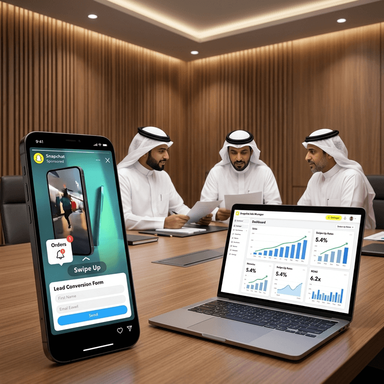 إدارة وتأسيس إعلانات Snapchat Ads