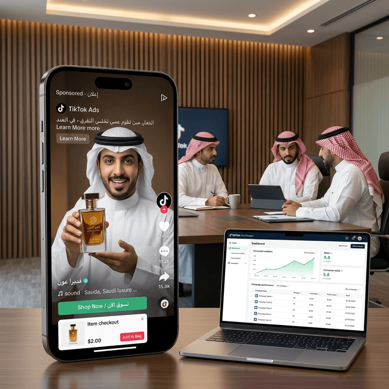 إدارة وتأسيس إعلانات TikTok Ads
